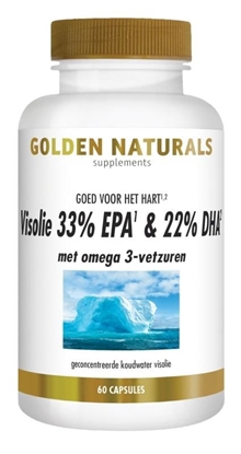 GOLDEN NATURALS VISOLIE 33 EPA  22 DHA 60 SOFTGEL CAPS
